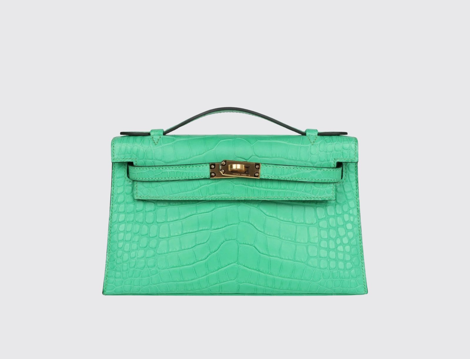 Kelly_Pochette_in_Vert_Comic_1-1.jpg Hermes Kelly Pochette in Vert Comic