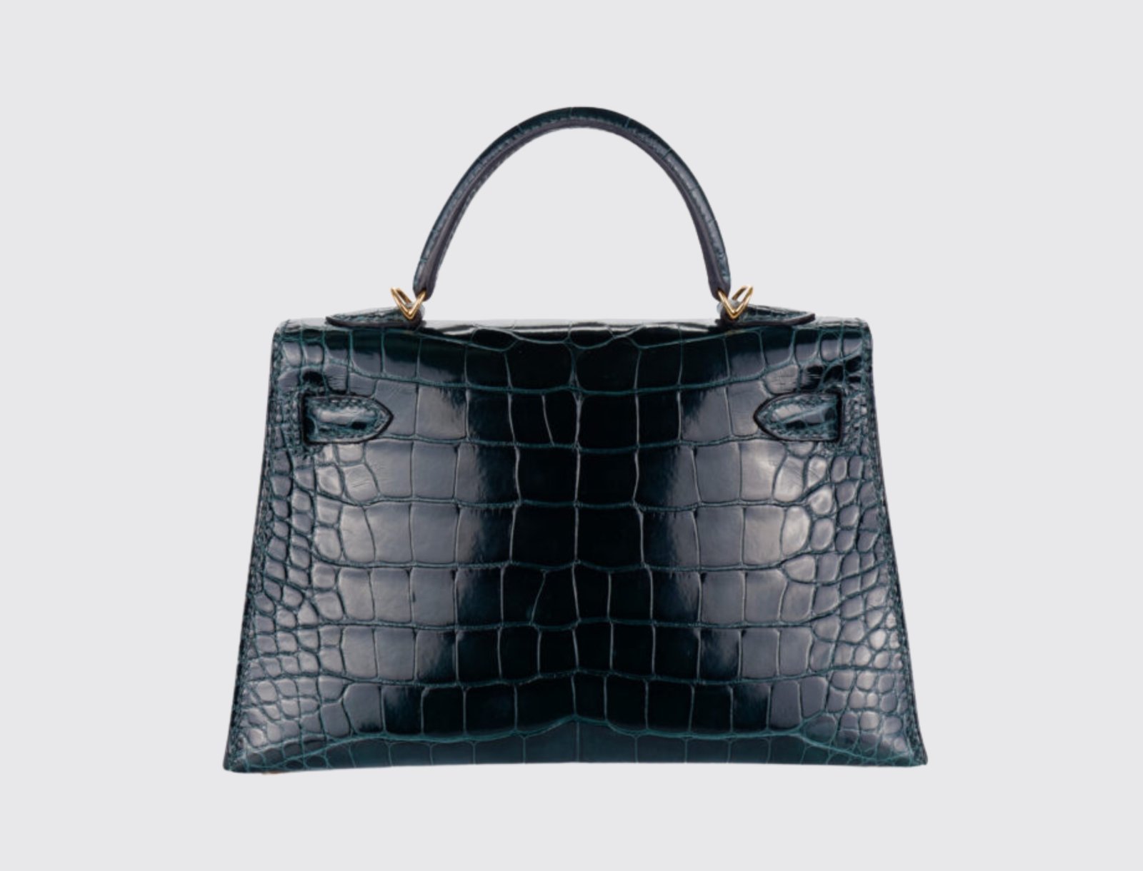 Hermes Mini Kelly in Vert Cypress