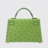 Hermes Mini Kelly in Vert Yucca