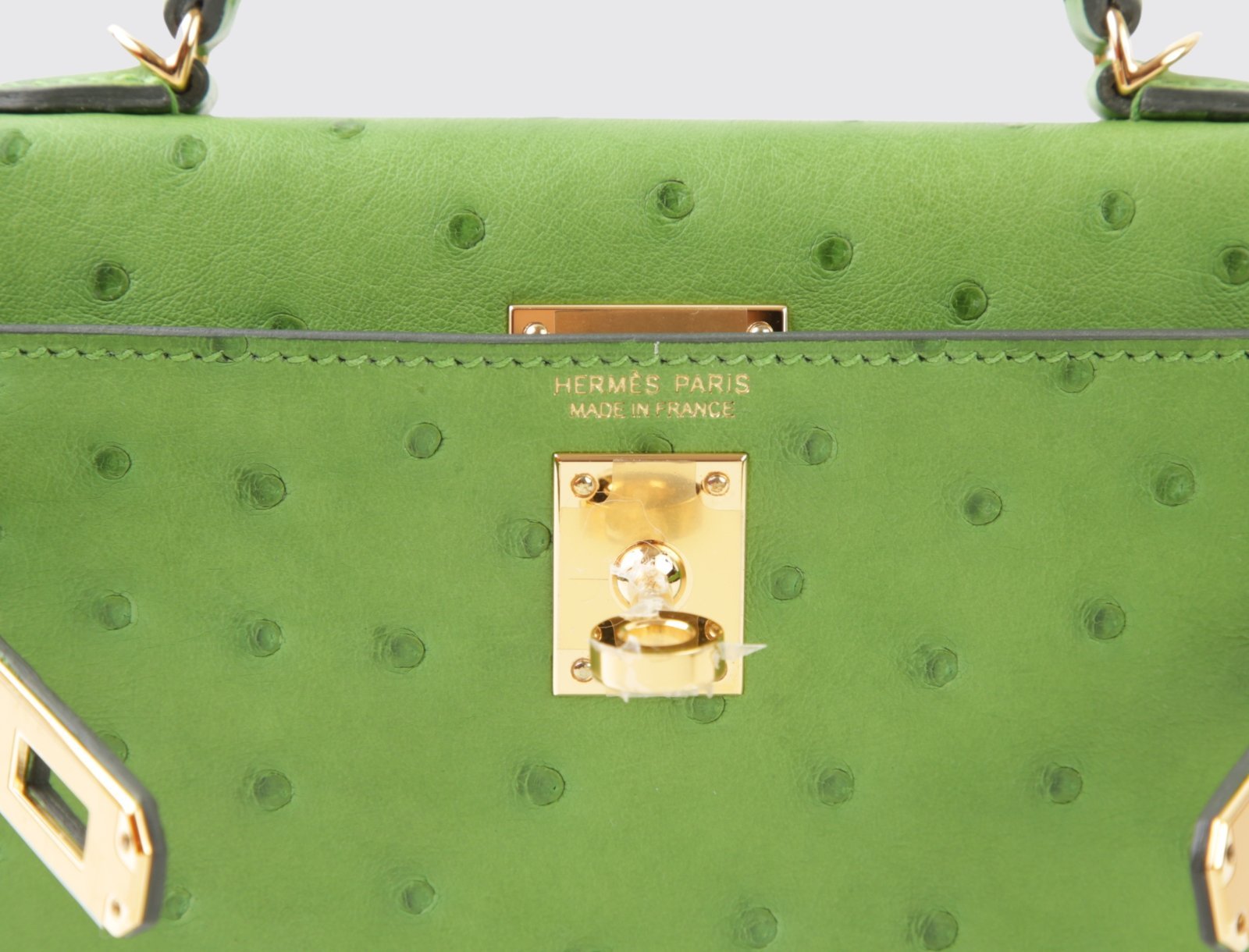Hermes Mini Kelly in Vert Yucca